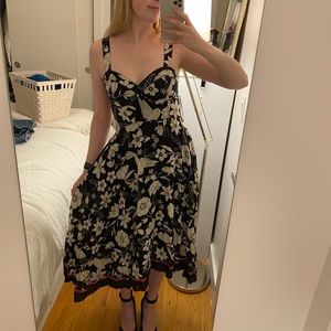 Anthropologie Maeve Midi Flutter Dress
